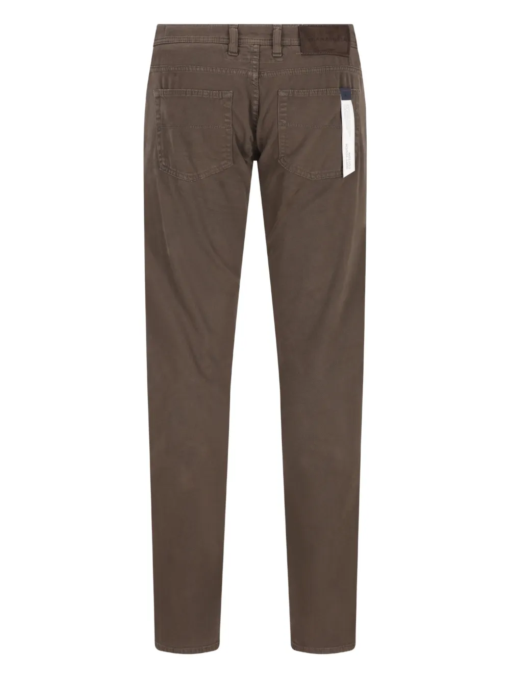 Sartoria Tramarossa Leonardo logo-patch jeans - Bruin