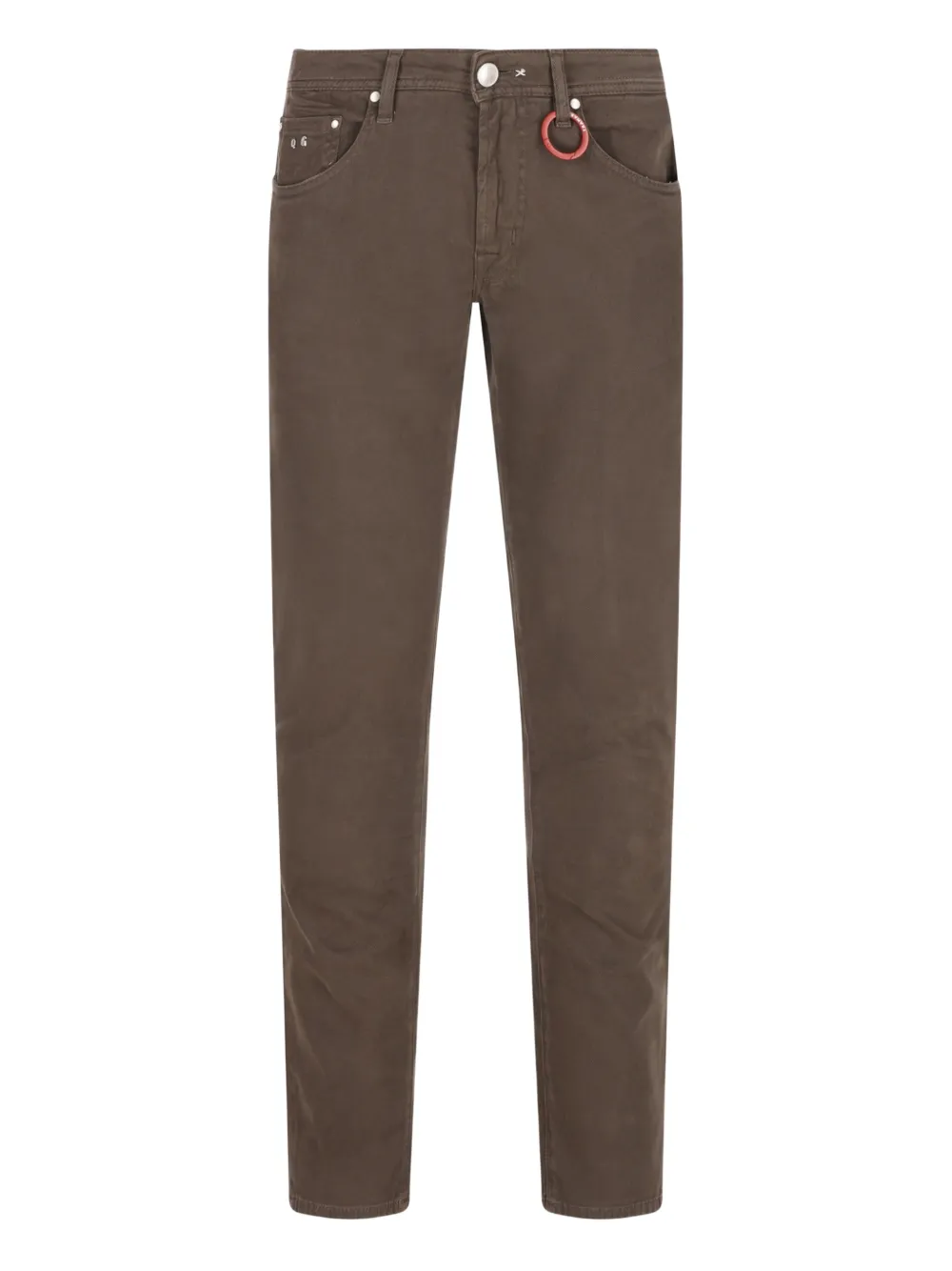 Sartoria Tramarossa Leonardo logo-patch jeans - Marrone