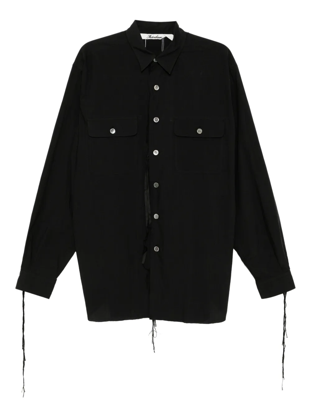 midorikawa ストラップ シャツ | ブラック | Image 1