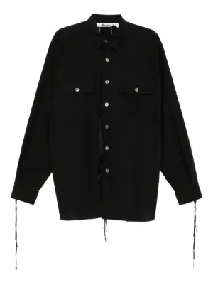 Midorikawa ストラップ シャツ | ブラック | FARFETCH JP
