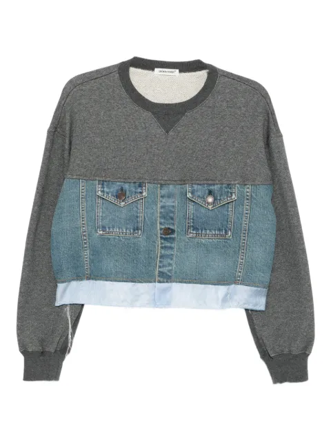 Undercover sudadera con paneles