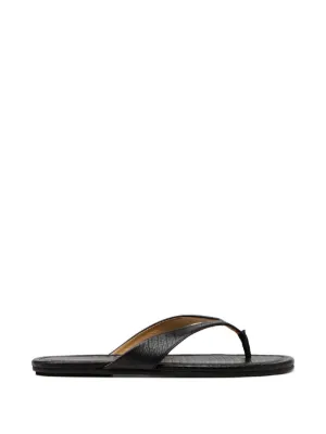 A.P.C. Aly バックルストラップ レザーサンダル | ブラック | FARFETCH JP