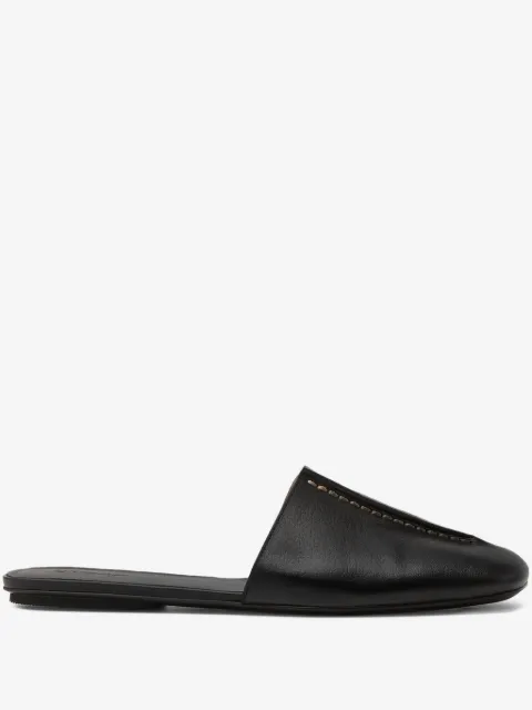 Marsèll mules con puntera cuadrada
