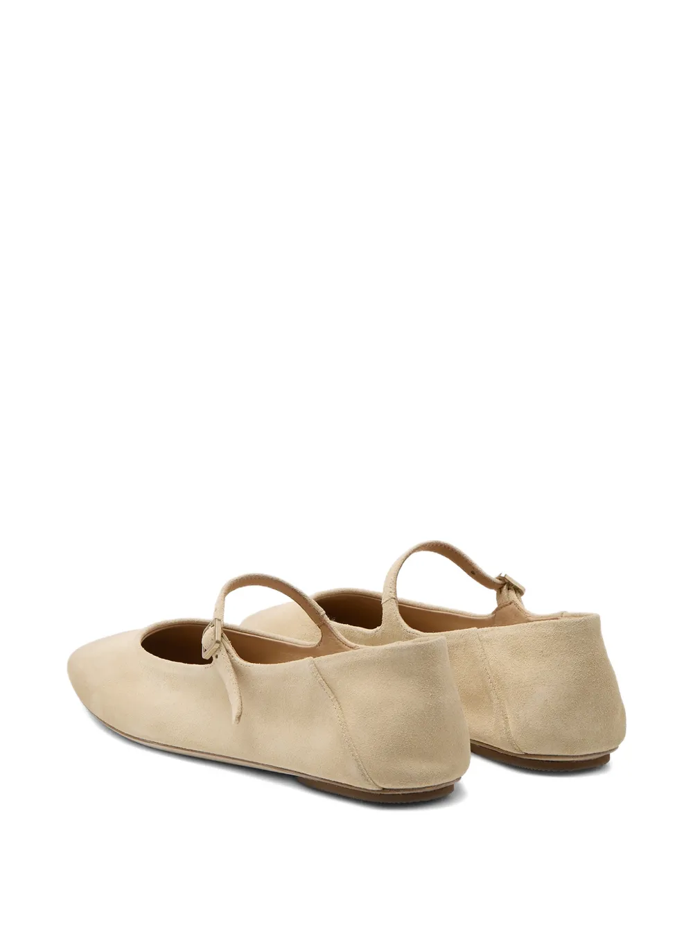 Marsèll Strascico ballerina's met gespbandje Beige
