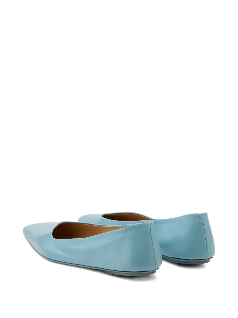 Marsèll Cazzuola ballerina's met puntige neus Blauw