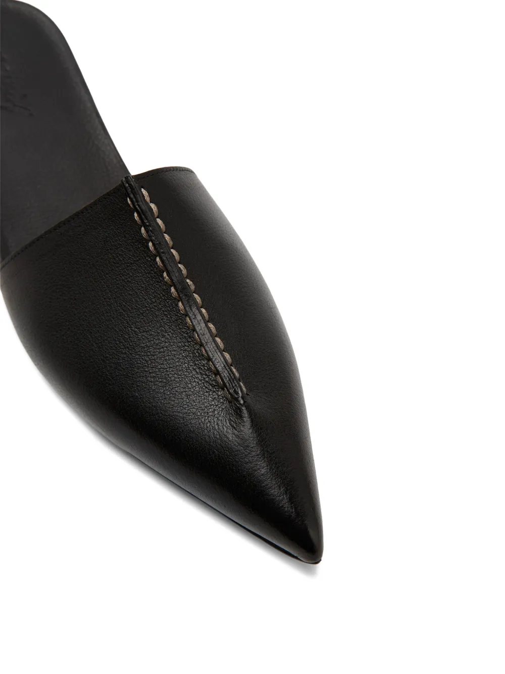 Marsèll Spino muiltjes met puntige neus Zwart