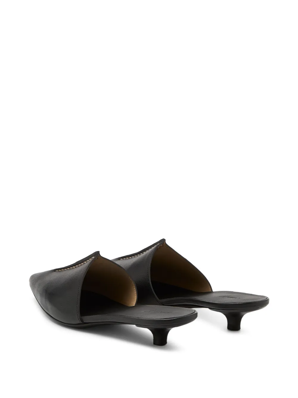 Marsèll Spino muiltjes met puntige neus Zwart