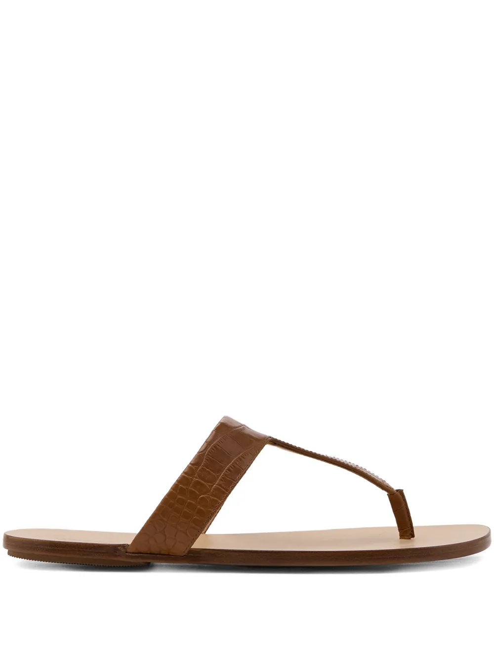 Marsèll Sottile croc-effect T-bar sandals - Marrone