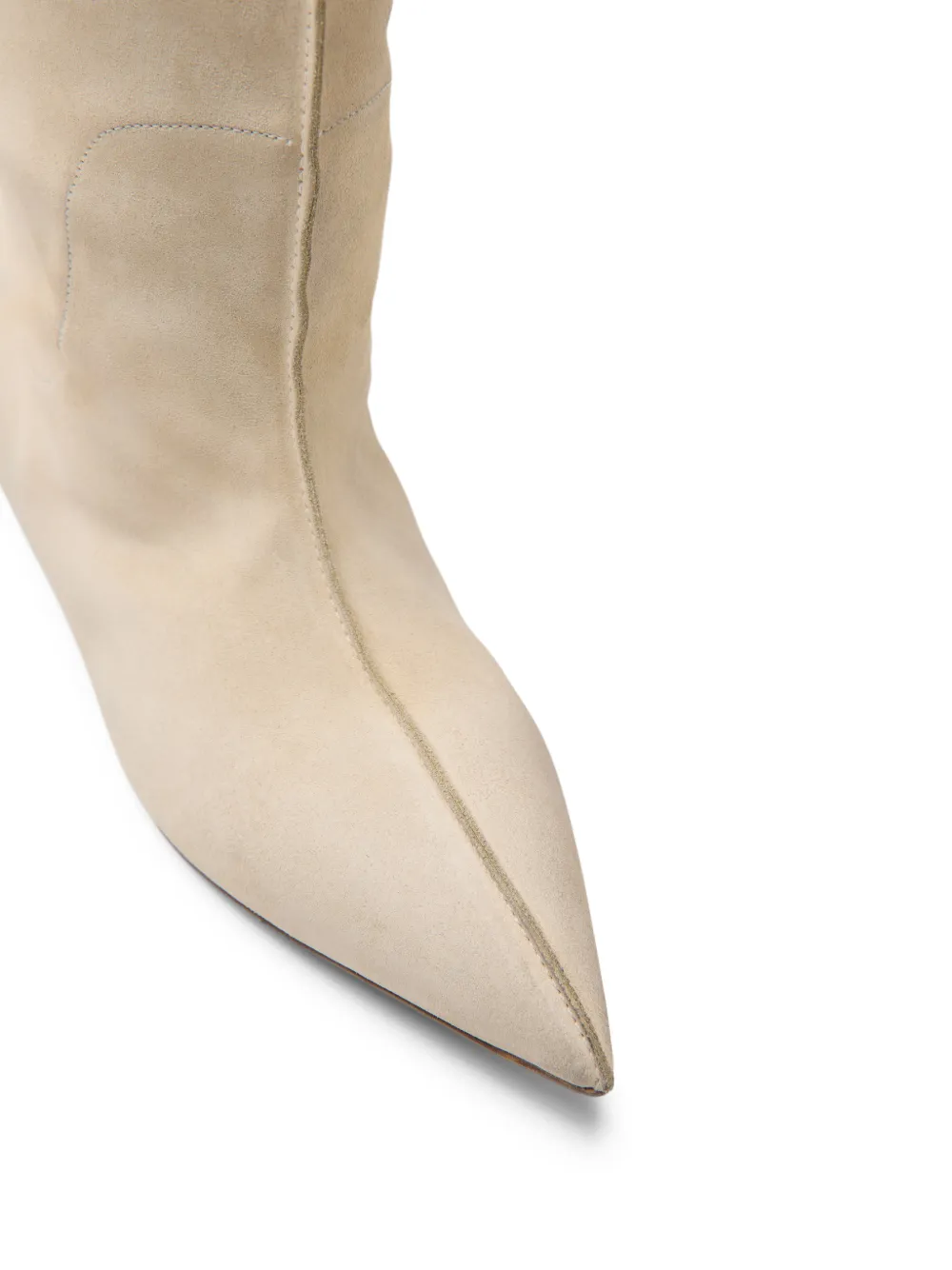 Marsèll Spino point-toe knee-high boots Beige