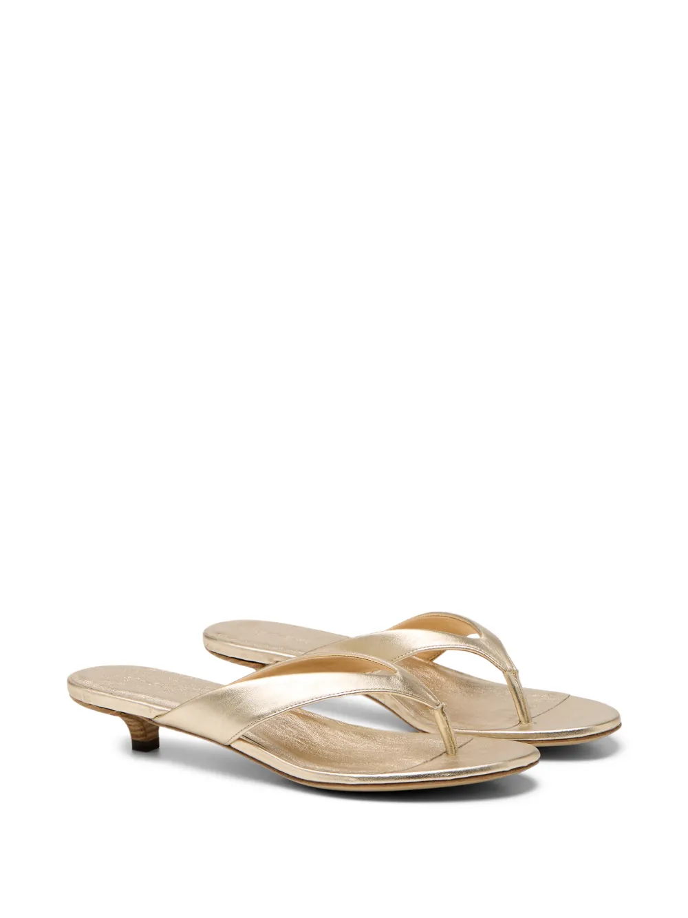 Marsèll Orma sandalen met metallic hak Goud