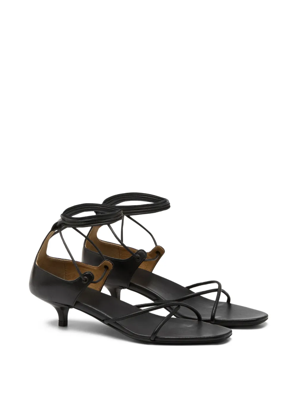 Marsèll Fiuto sandalen met veters Zwart