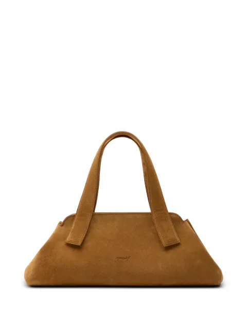 Marsèll Linea Basalt suede shoulder bag