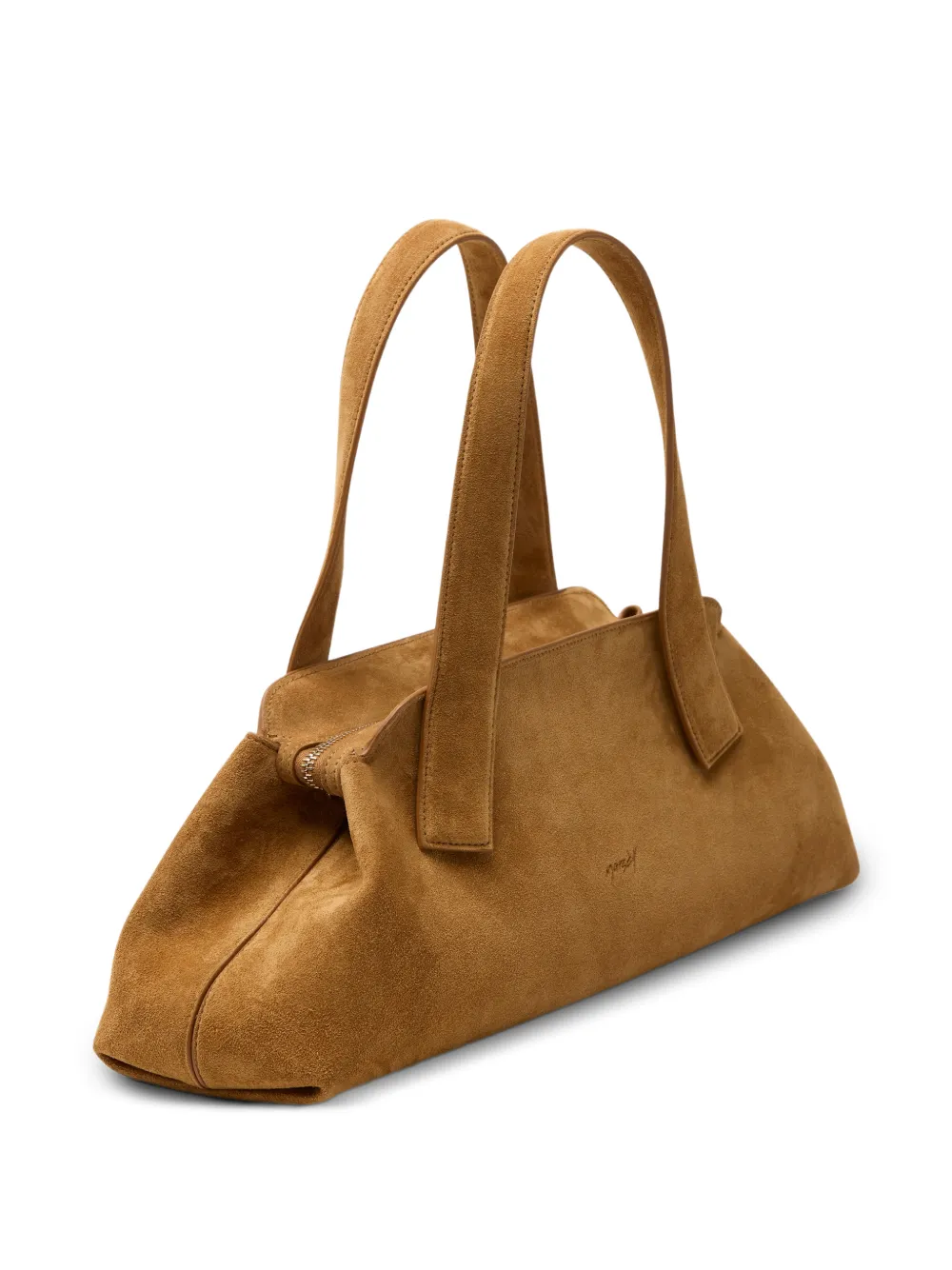  Marsèll Linea Basalt Suede Shoulder Bag - Brown 