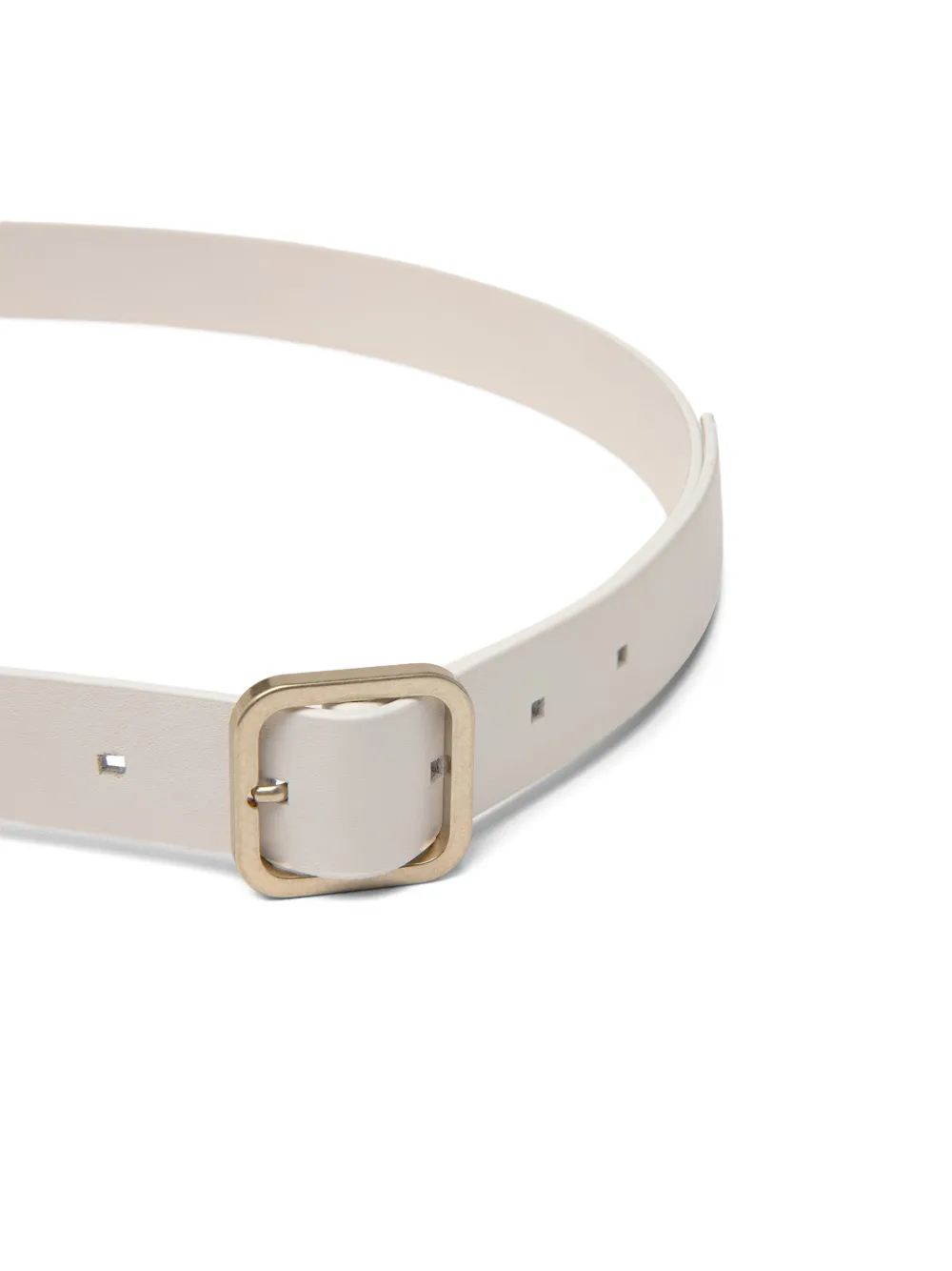  Marsèll Quadra Square-buckle Belt - White 