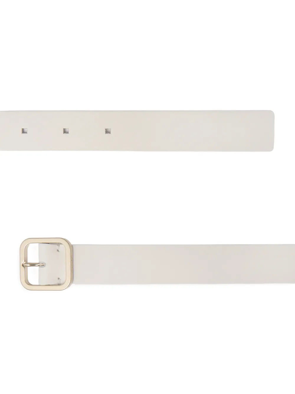  Marsèll Quadra Square-buckle Belt - White 