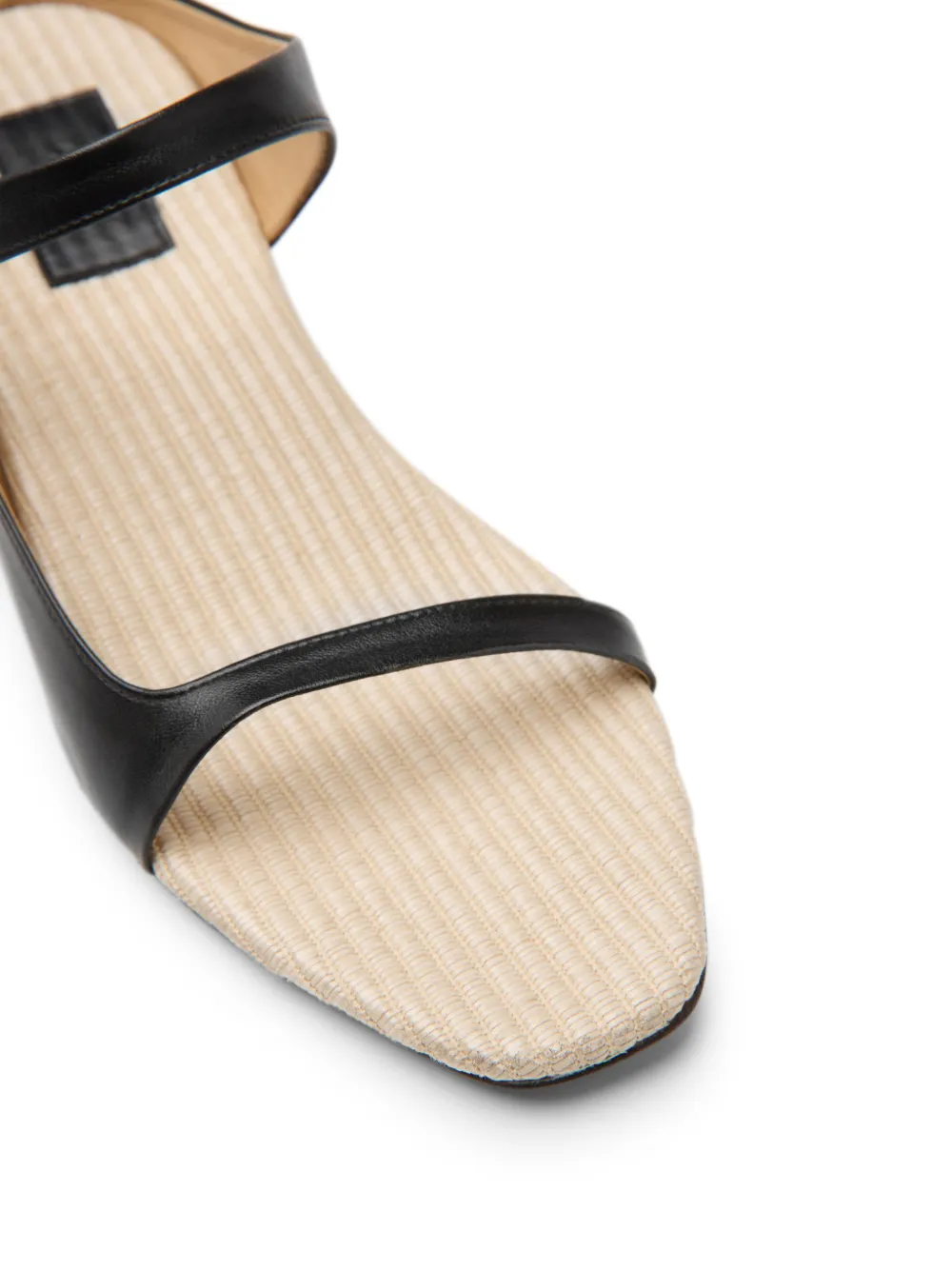 Marsèll Fiuto sandalen met dubbele bandjes en hak Zwart