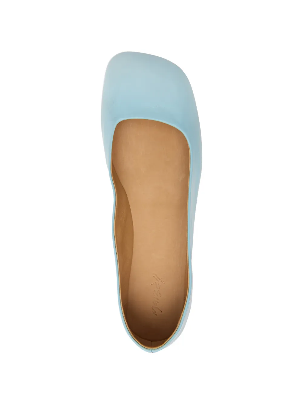 Marsèll Bama leather ballet flats Blauw
