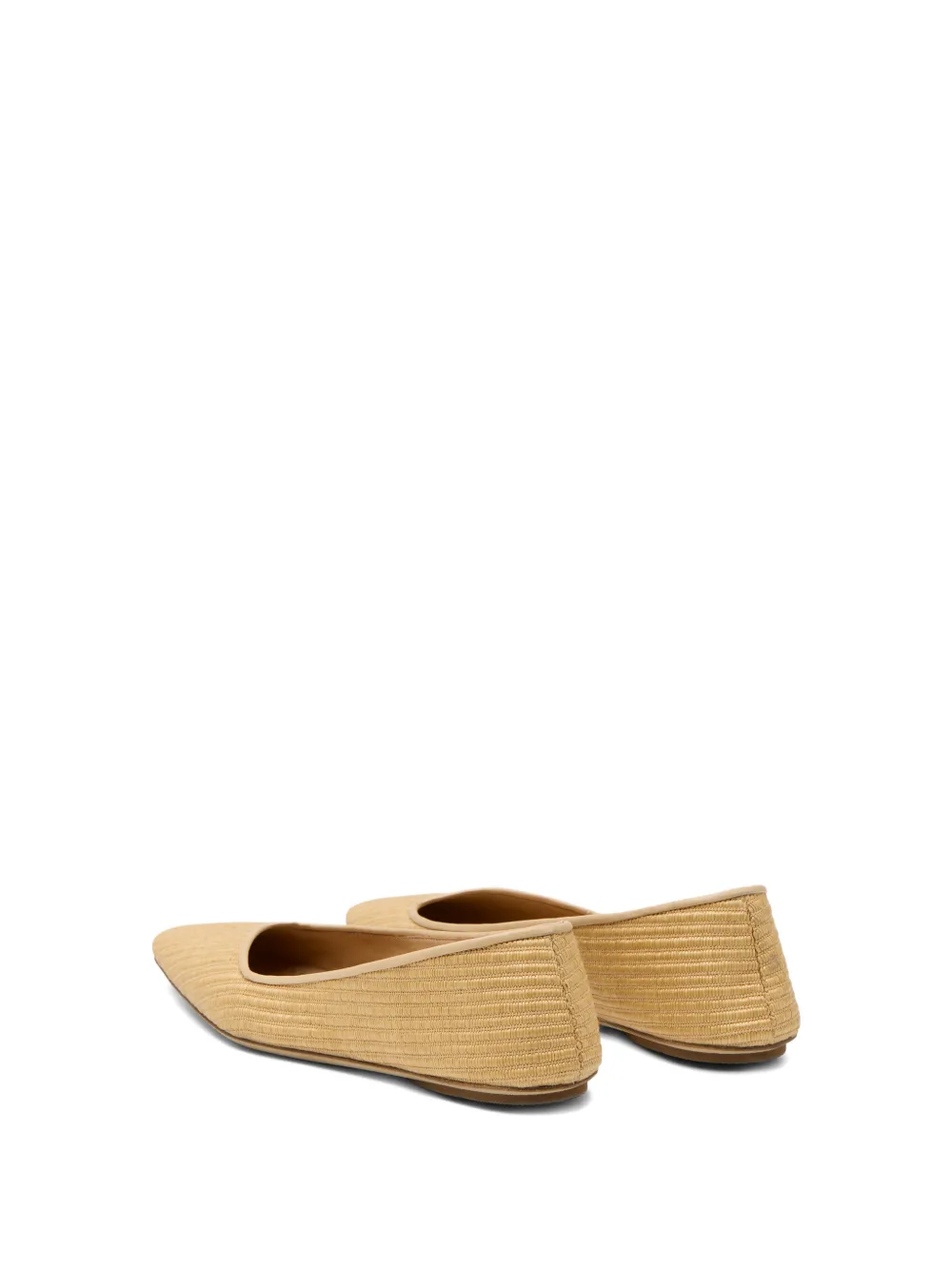 Marsèll Cazzuola geweven ballerina's Beige