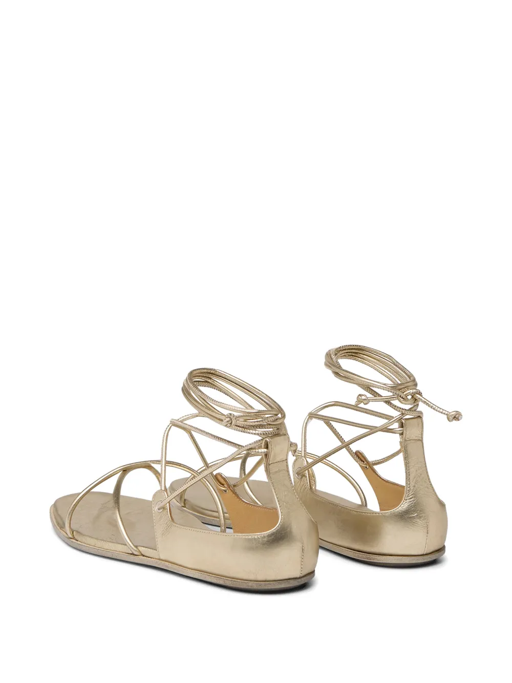 Marsèll Sandalen met gestrikt bandje Goud