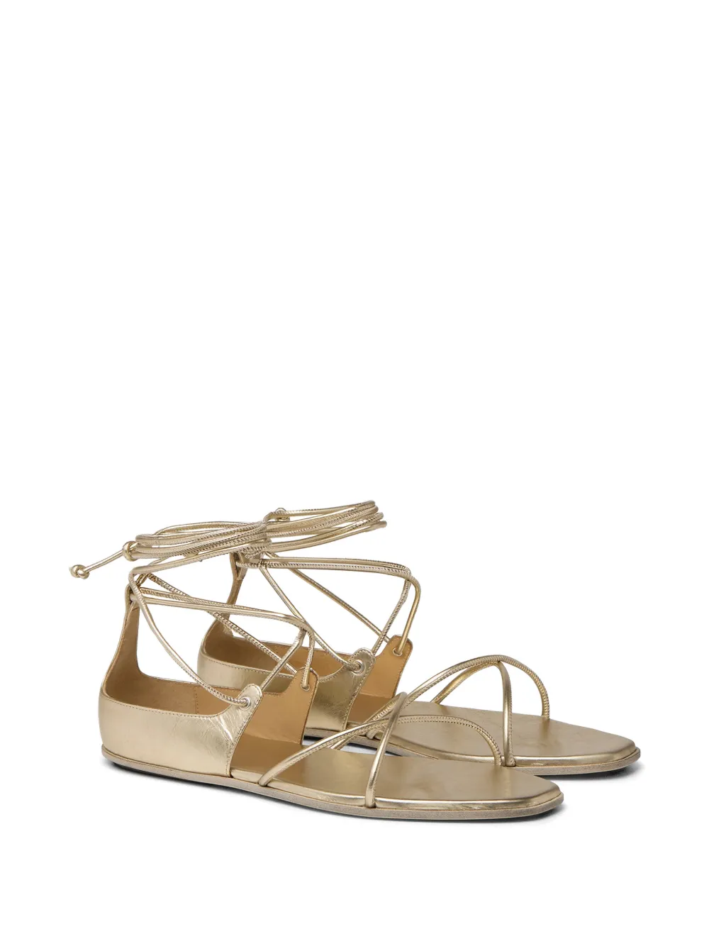 Marsèll Sandalen met gestrikt bandje Goud