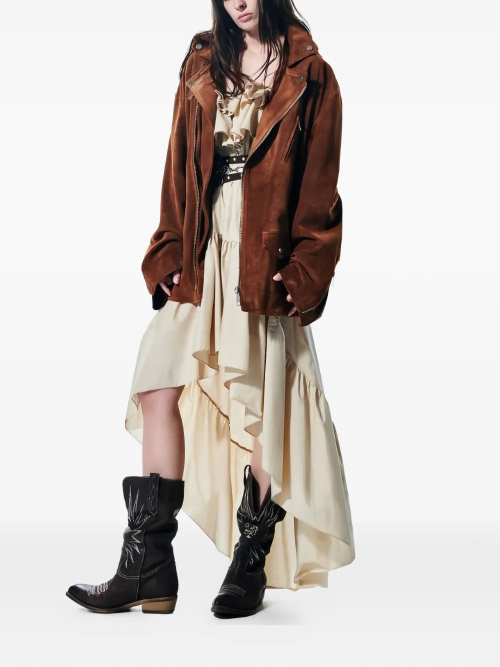  Aniye By Janis Zip Jacket - Brown 