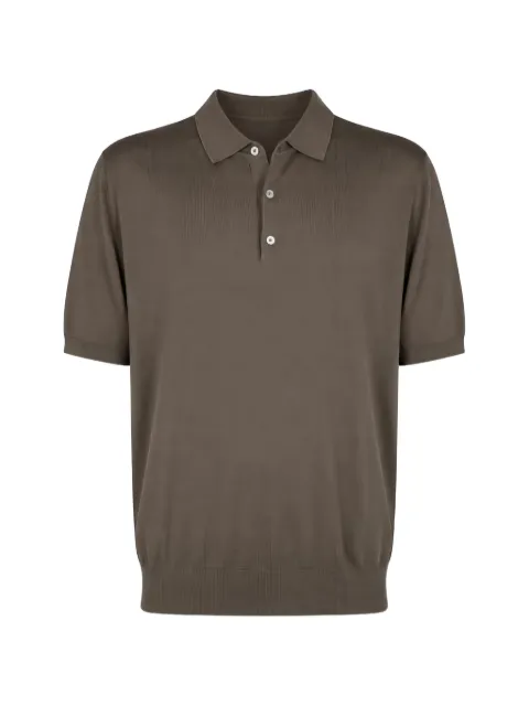Manuel Ritz short-sleeve knitted polo shirt