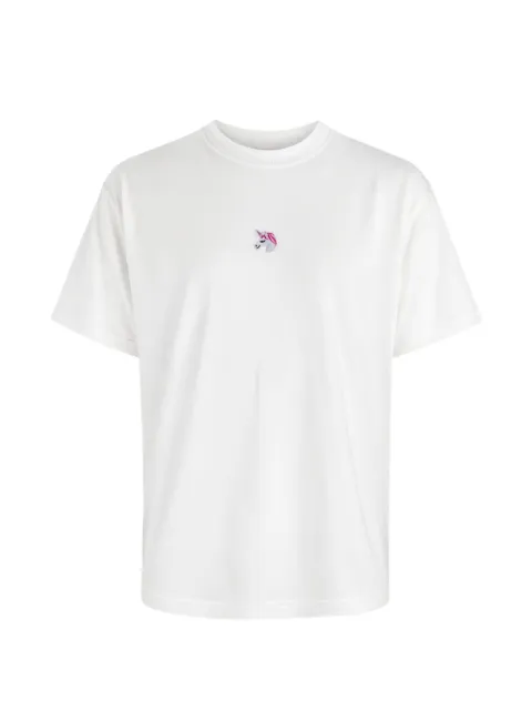 ALBERTO BRESCI unicorn-embroidered T-shirt