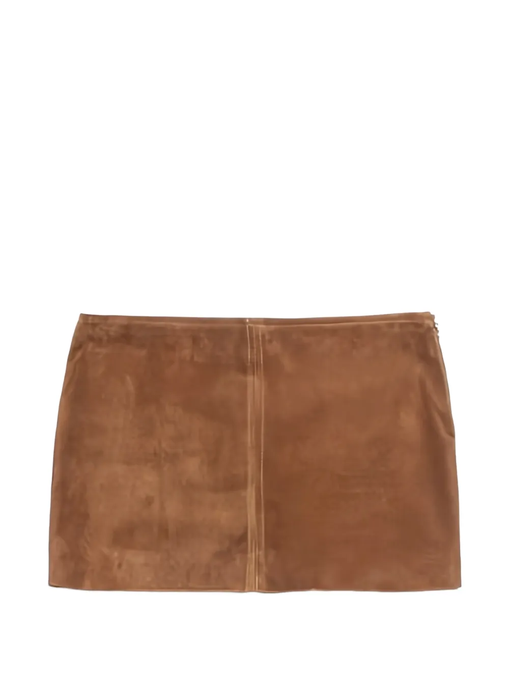 Aniye By Janis suede mini skirt - Marrone