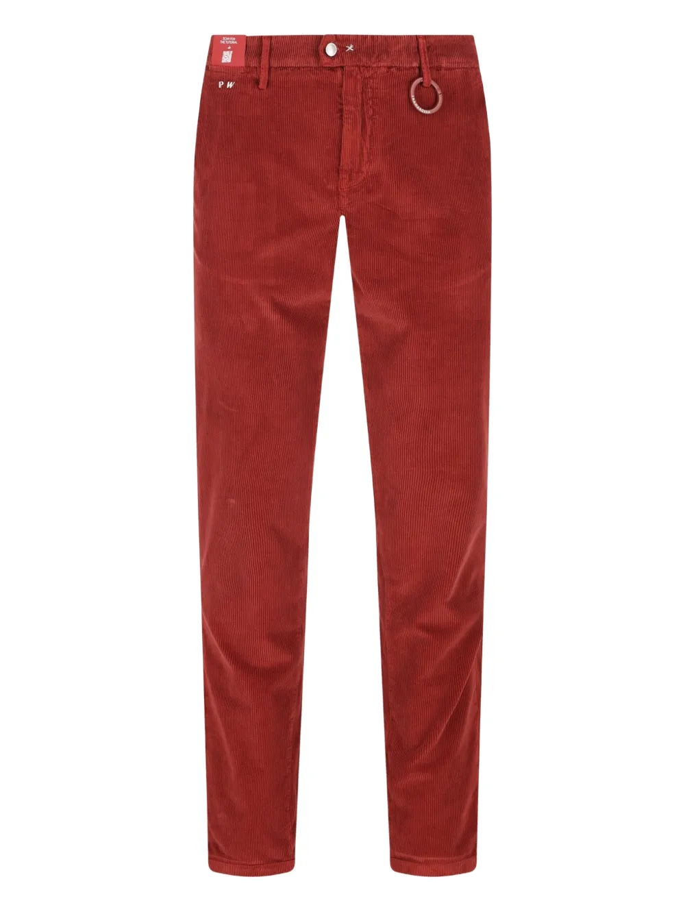 Sartoria Tramarossa Luis velvet trousers - Rot