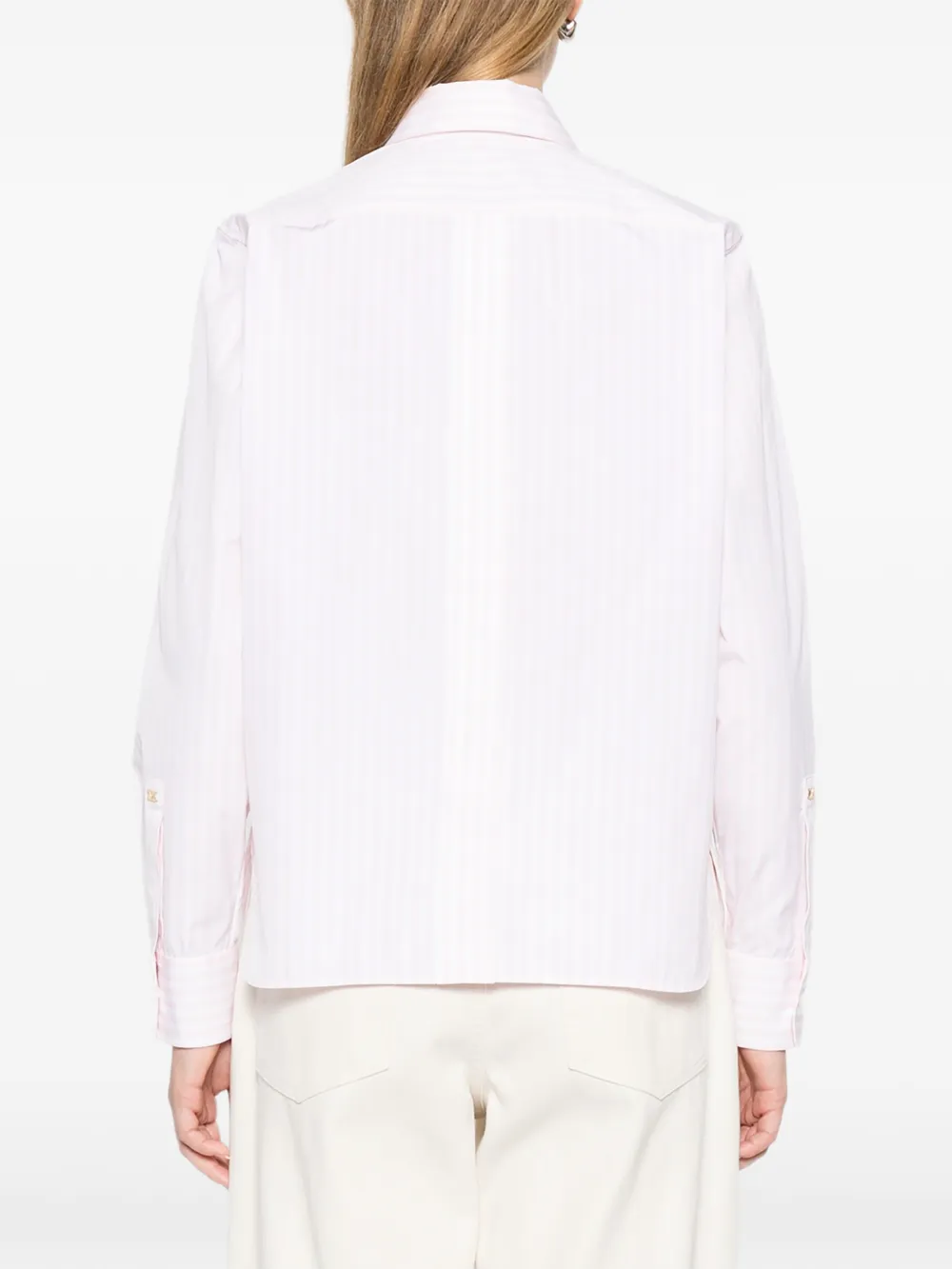 Max Mara Gestreept overhemd Roze