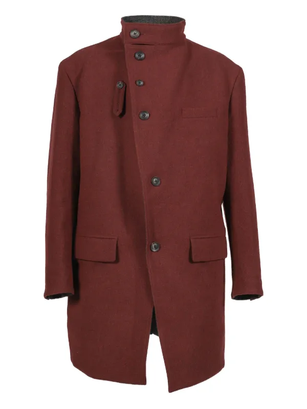Yohji Yamamoto ボタンコート | レッド | FARFETCH JP