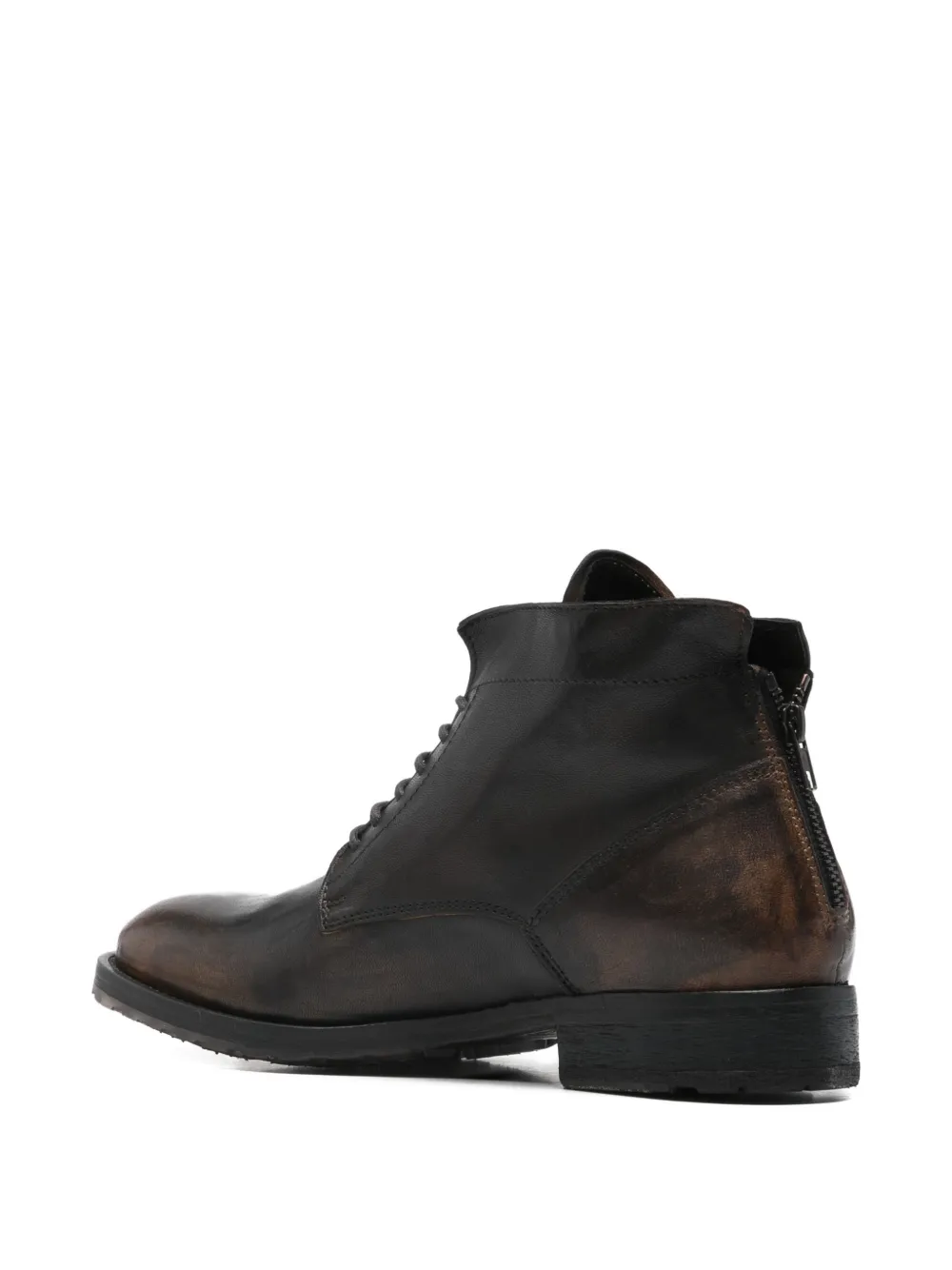 LeQarant lace-up zip boots Bruin