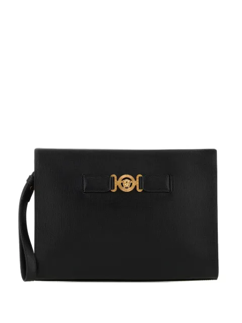 Versace Medusa leather clutch bag