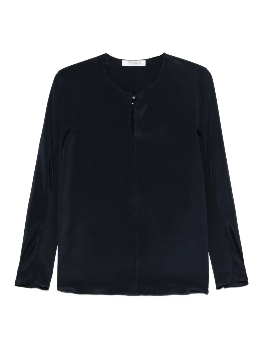 Max Mara Mxpmitico Blouse In Blue