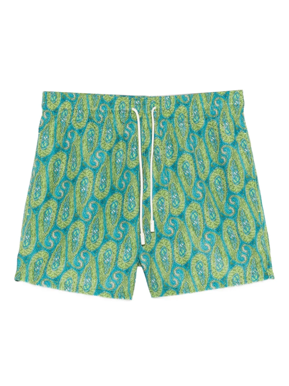 ETRO paisley swim shorts - Grün