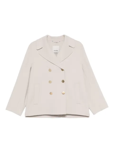 'S Max Mara abrigo con doble botonadura
