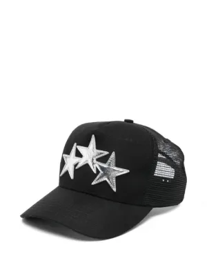 アミリ 3スター トラッカーハット ブラック/ホワイト 最終値下げ AMIRI 3 Star トラッカーハット | ブラック | FARFETCH JP