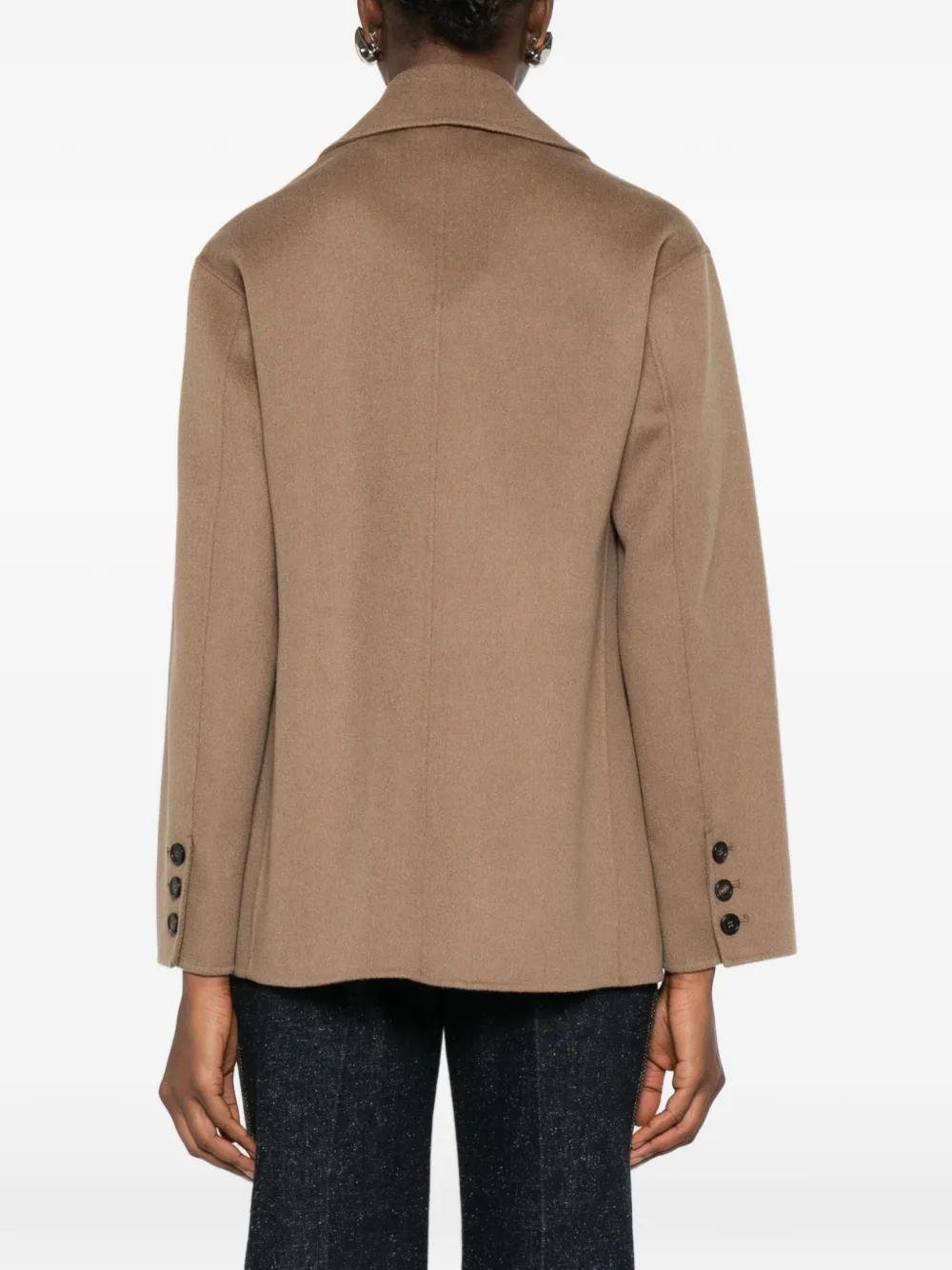 'S Max Mara Jack met opgestikte zak Bruin