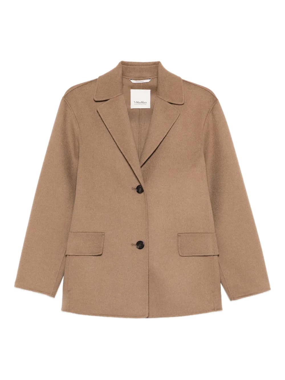 'S Max Mara chaqueta con bolsillo con botón | marrón | Image 1