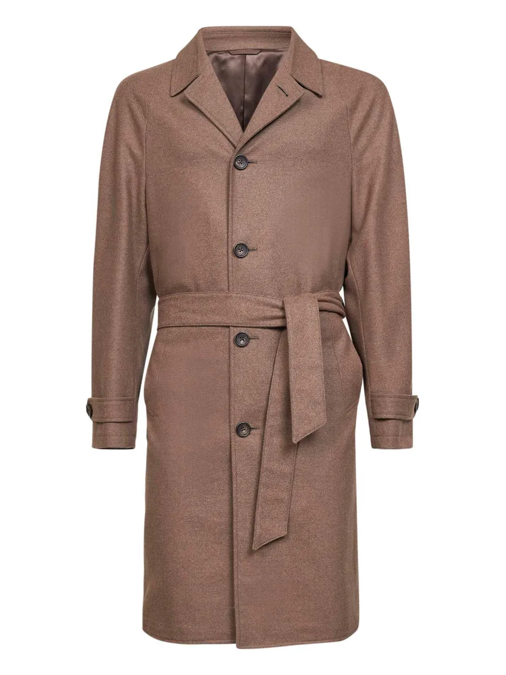 D4.0 belted coat | Brown | Image 1