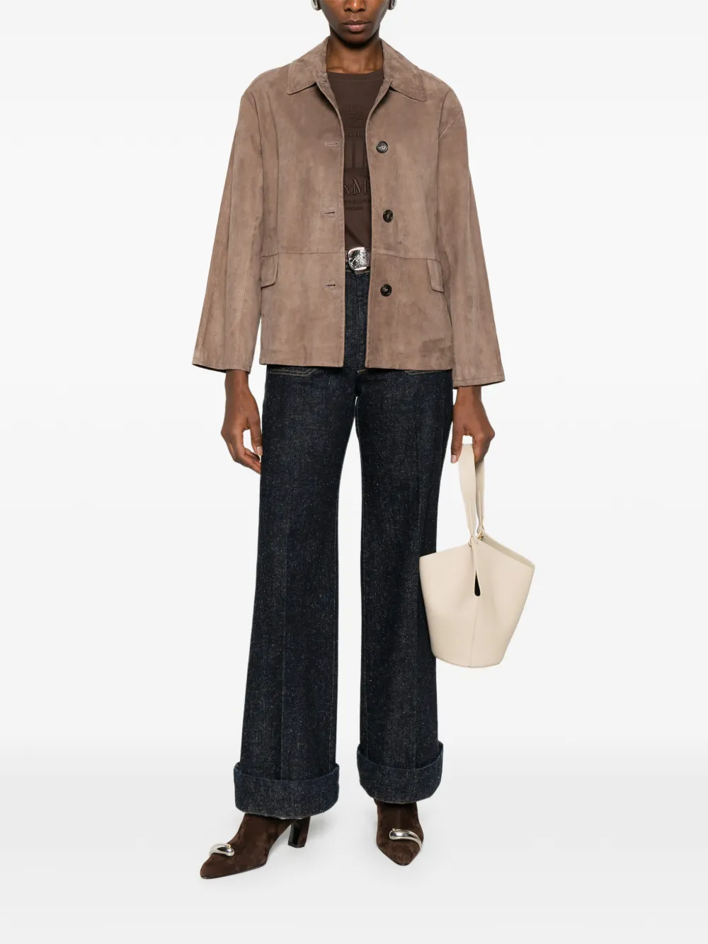 'S Max Mara chaqueta con botones | Chamarras de piel | Image 2