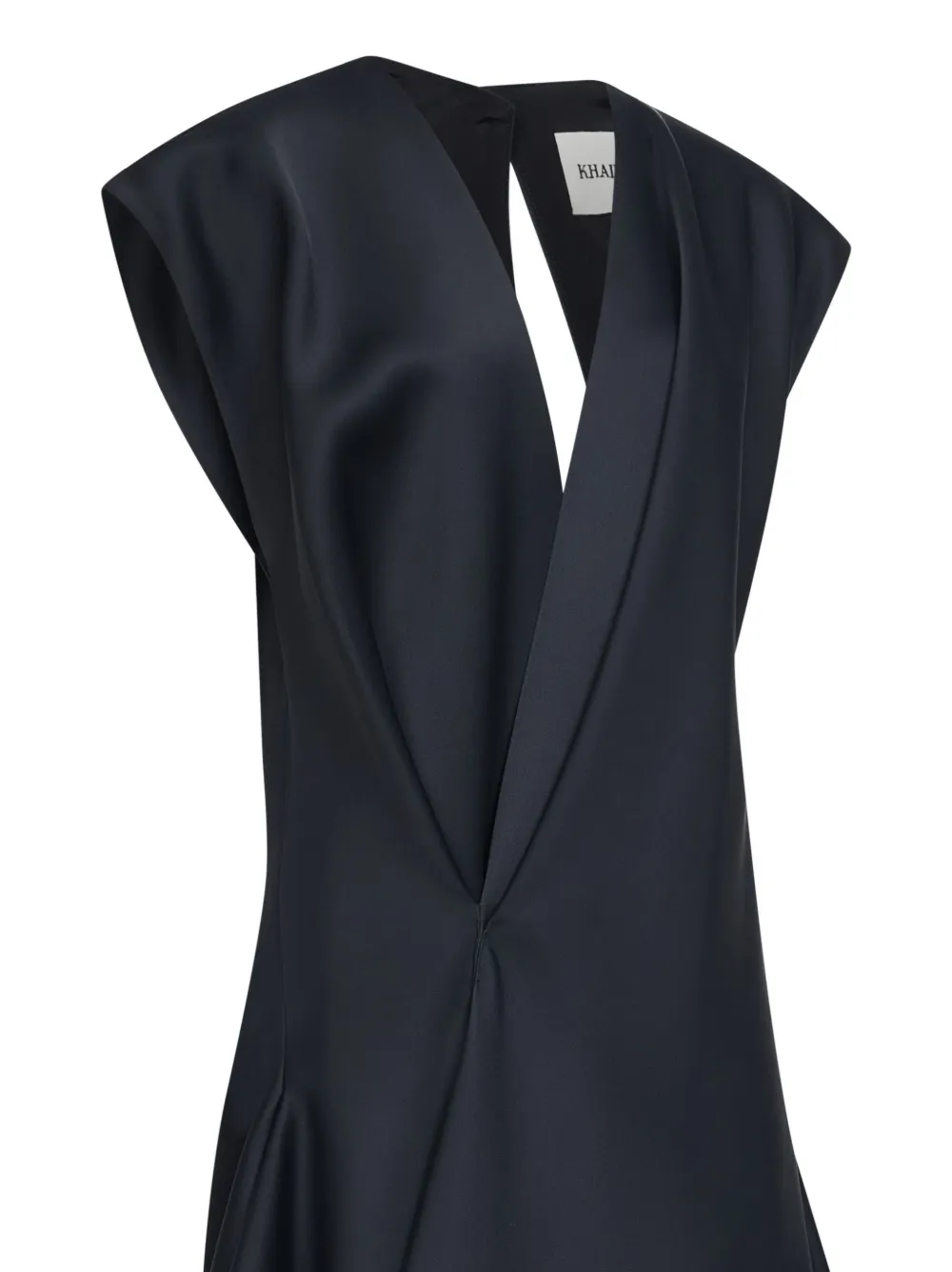 Khaite Merith Mini Dress In Black