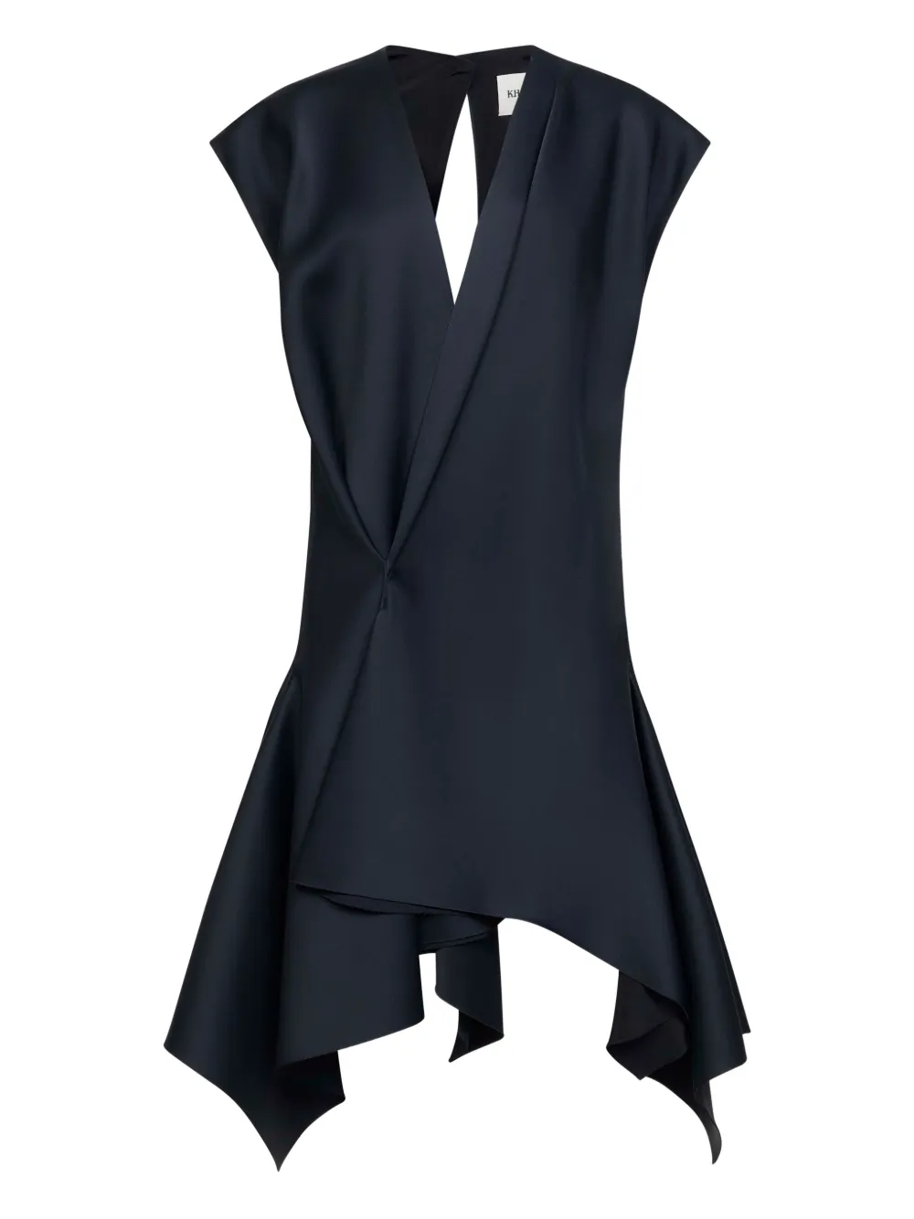 KHAITE robe Merith à coupe courte | noir | Image 1