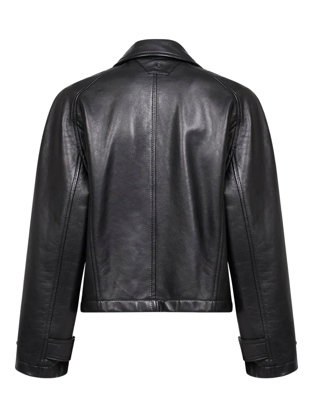 Salvatore Santoro Leather Jacket In Black