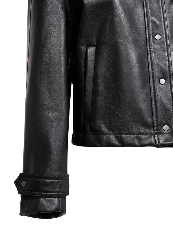Salvatore Santoro Leather Jacket | Black | FARFETCH JO