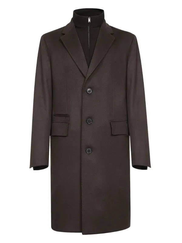 Zegna カシミア コート | ブラウン | FARFETCH JP