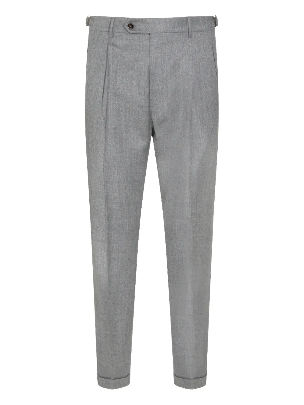 Berwich button-fastening pleated trousers | Grey | Image 1