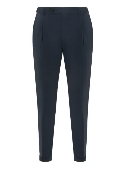 Berwich button-fastening pleated trousers