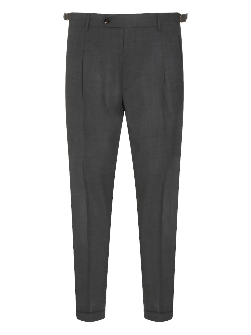 Berwich pleated belt-loop trousers | Grey | Image 1