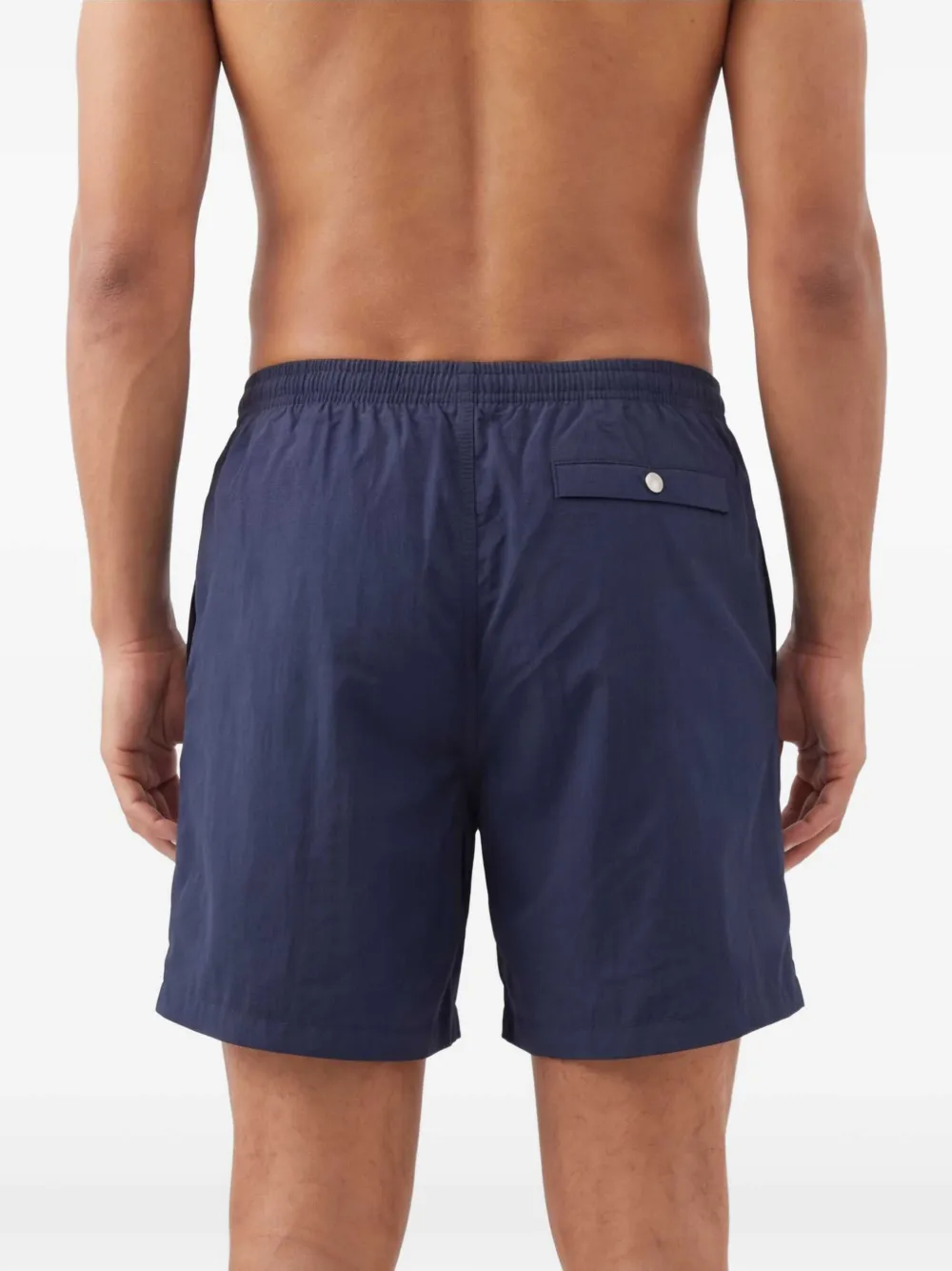 AMI Paris Effen zwembroek met logo Blauw